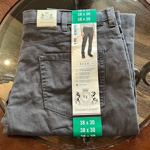 English Laundry men’s 5 pocket pants. Size 38x30. NWT.  Dark gray.